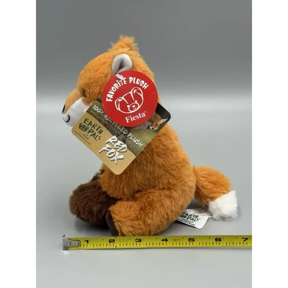 Earth Pals by Fiesta Plush Red Fox 7‎ Inch Stuffed Animal